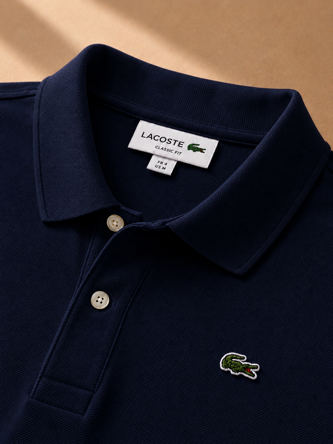 LA Coste French Navy Polo T-Shirt