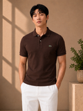 LA Coste Deep Cocoa Polo T-Shirt