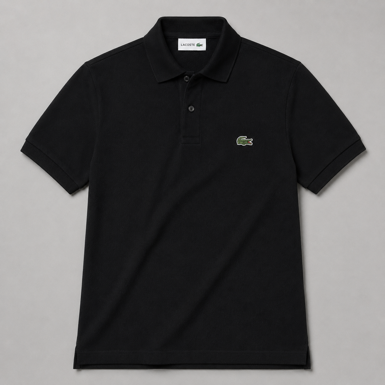 LA Coste Midnight Black Polo T-Shirt
