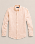 RL Custom Fit Linen Shirt Peach