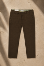 La Coste Slim Fit Stretch Cotton Mocha Earth Chino Pants