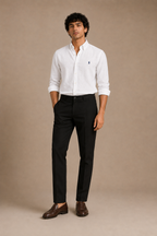 RL Polo Linen Blend Crisp Ivory Shirt