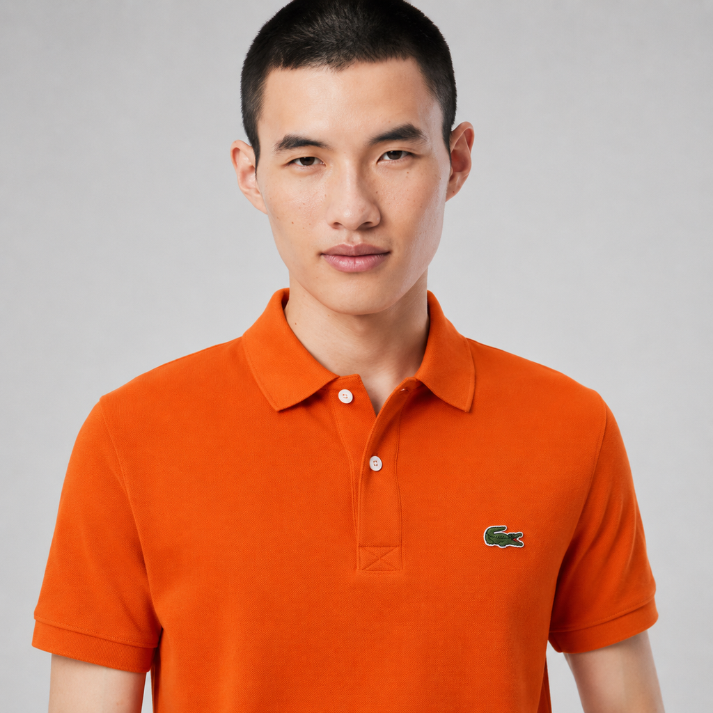 LA Coste Sunset Orange Polo T-Shirt