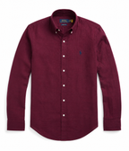 RL Polo Linen Blend Burgundy Shirt