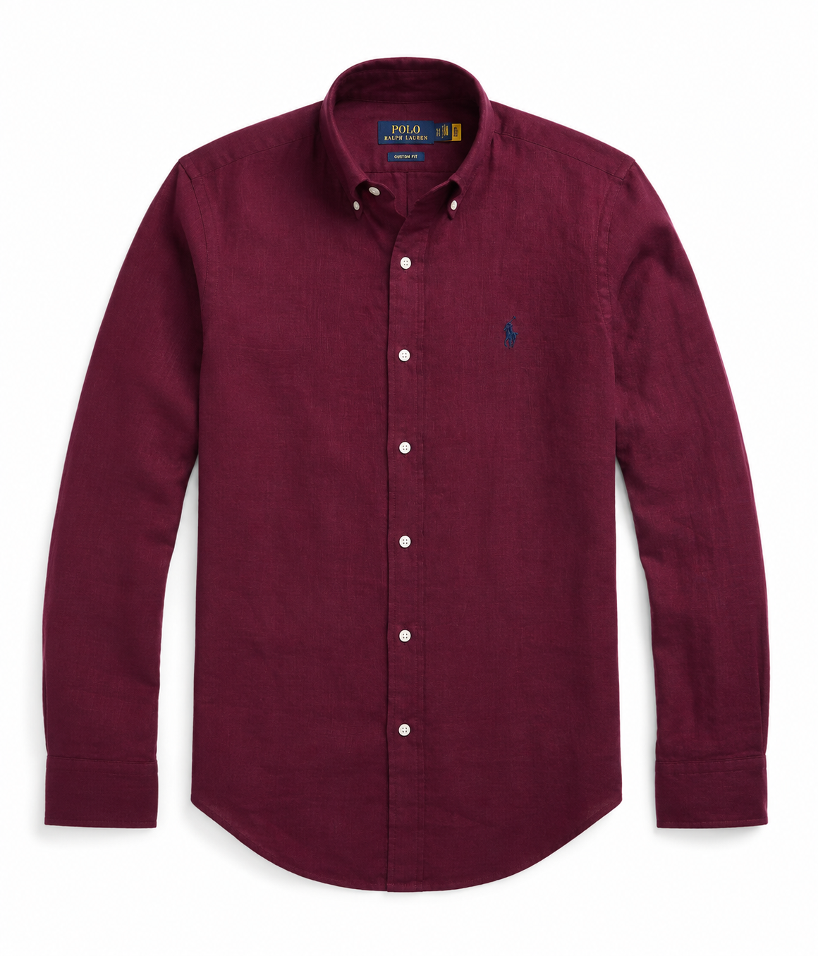 RL Polo Linen Blend Burgundy Shirt