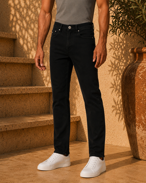 C_K Jet Black Jeans