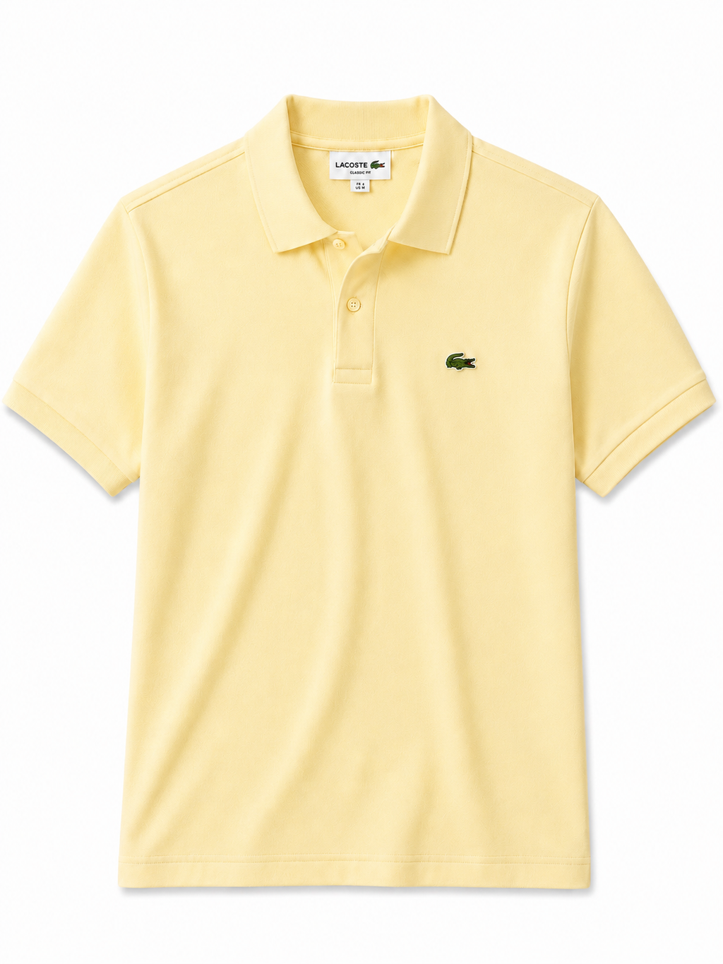 LA Coste Butter Yellow Polo T-Shirt