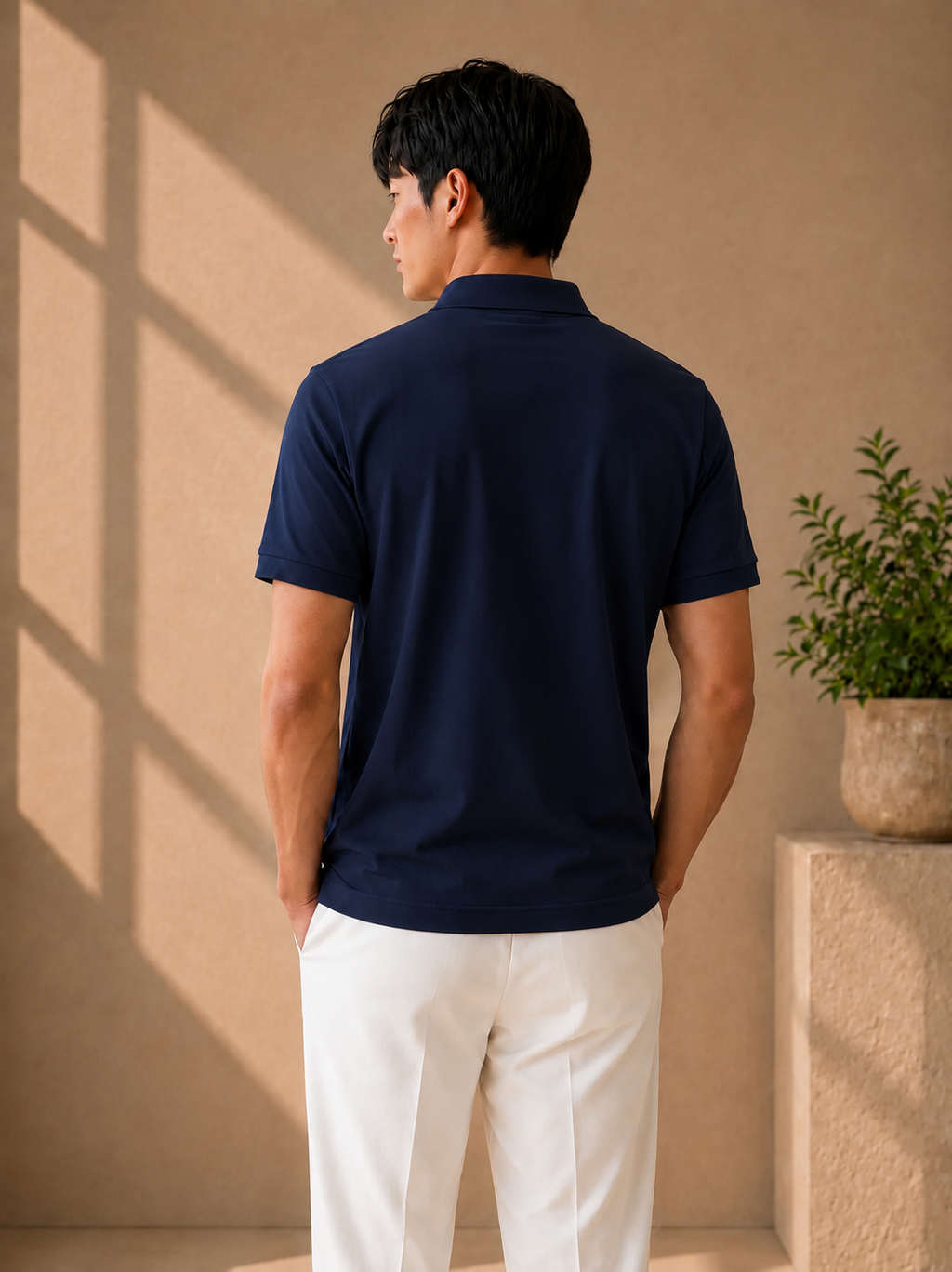 LA Coste Ink Blue Polo T-Shirt