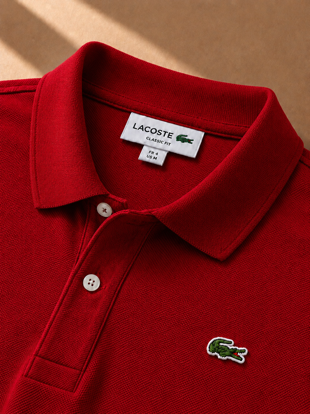 LA Coste Power Red Polo T-Shirt