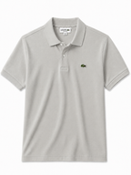LA Coste Cement Grey Polo T-Shirt