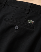 La Coste Slim Fit Stretch Cotton Onyx Black Chino Pants