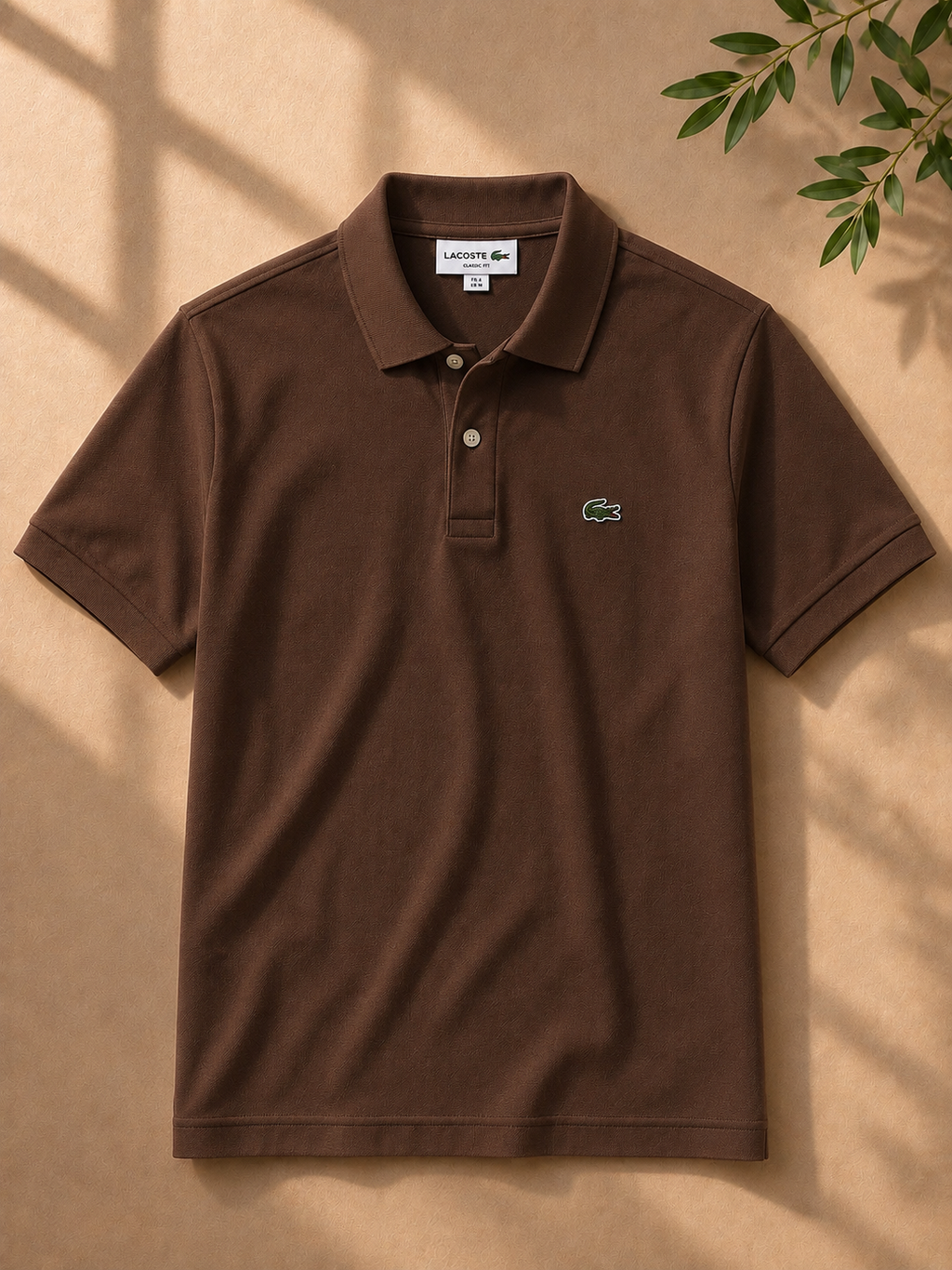 LA Coste Deep Cocoa Polo T-Shirt