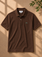 LA Coste Deep Cocoa Polo T-Shirt