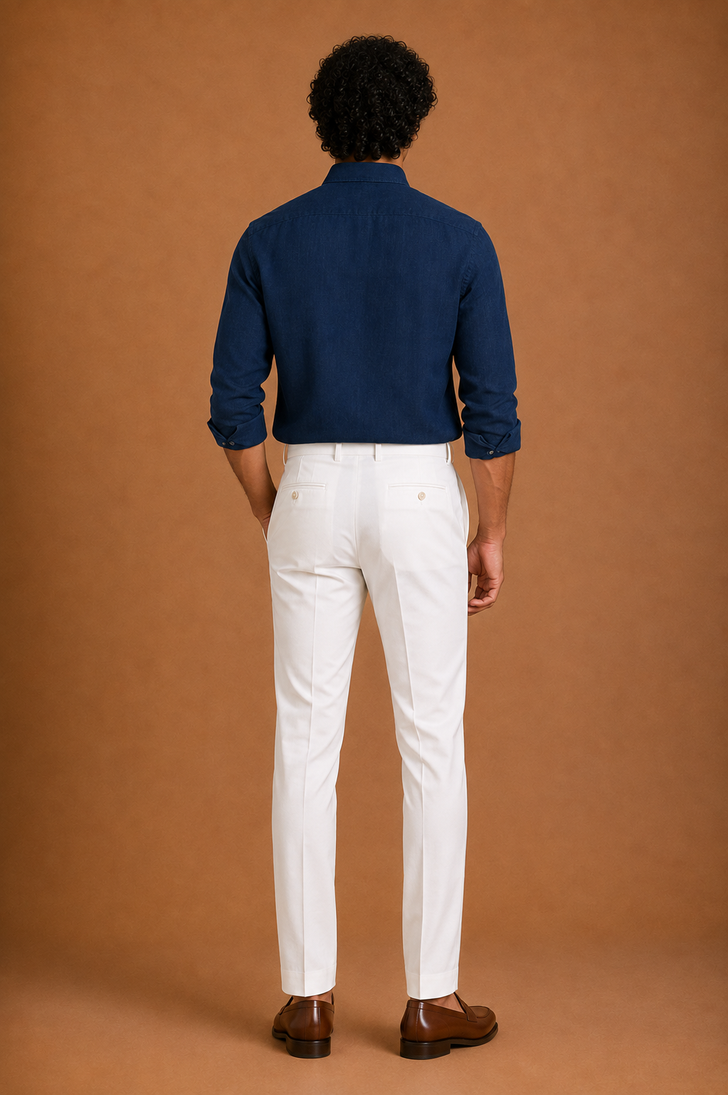 RL Polo Linen Blend Royal Blue Shirt