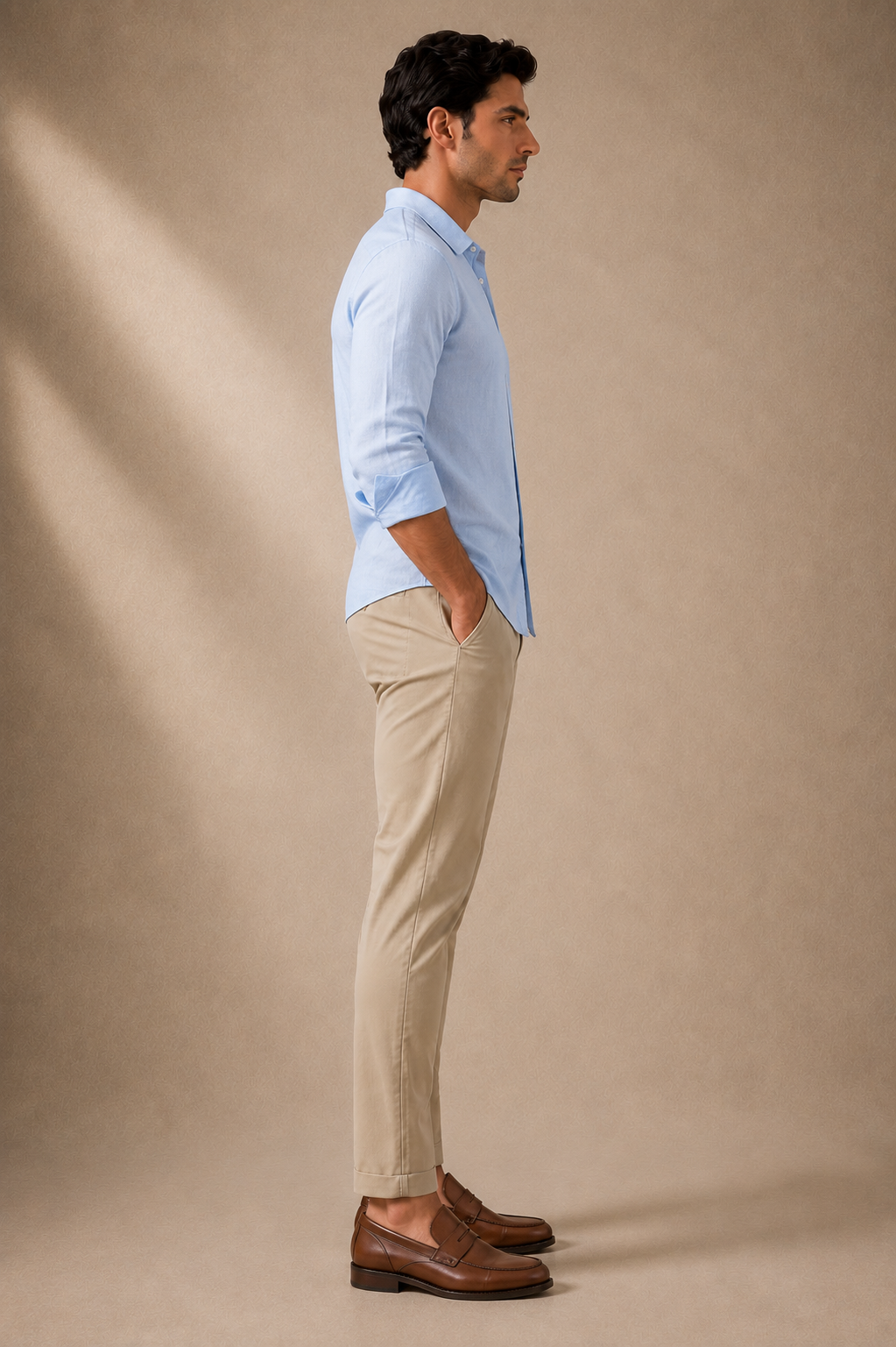 RL Polo Stretch Slim Fit Chino Trouser Desert Taupe