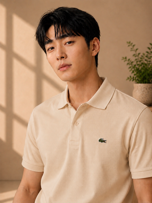 LA Coste Soft Beige Polo T-Shirt