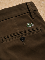 La Coste Slim Fit Stretch Cotton Mocha Earth Chino Pants