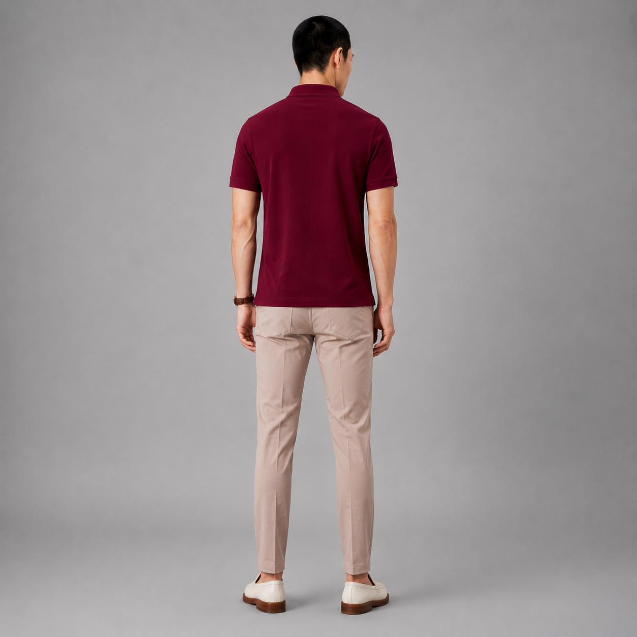 LA Coste Wine Red Polo T-Shirt