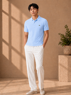 LA Coste Powder Blue Polo T-Shirt