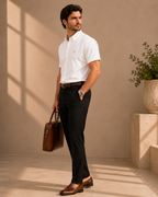 R_L Classic Ivory Oxford Shirt