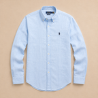 RL Custom Fit Linen Shirt Sky Blue