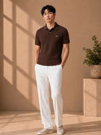 LA Coste Deep Cocoa Polo T-Shirt