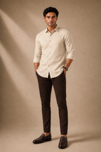 RL Polo Stretch Slim Fit Chino Trouser Espresso Brown