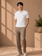 LA Coste White Polo T-Shirt