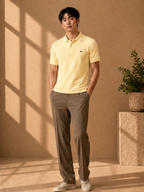LA Coste Butter Yellow Polo T-Shirt
