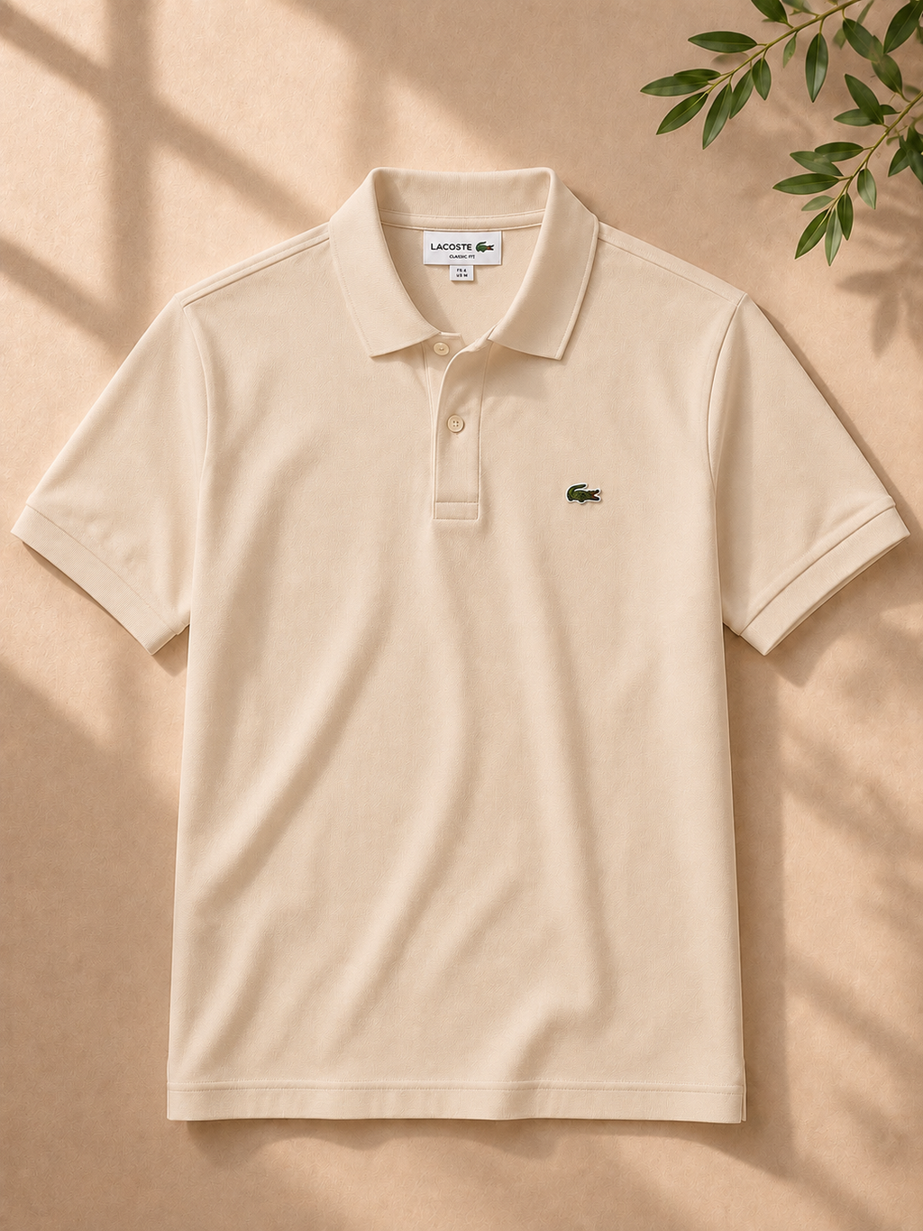 LA Coste Soft Beige Polo T-Shirt