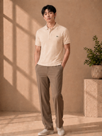 LA Coste Soft Beige Polo T-Shirt