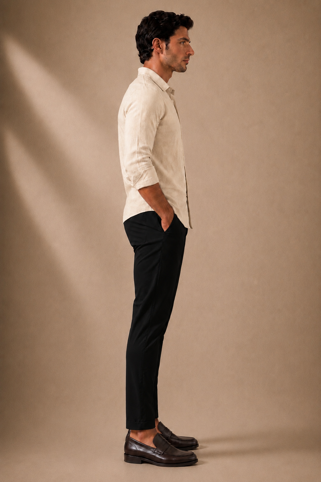 RL Polo Stretch Slim Fit Chino Trouser Midnight Black