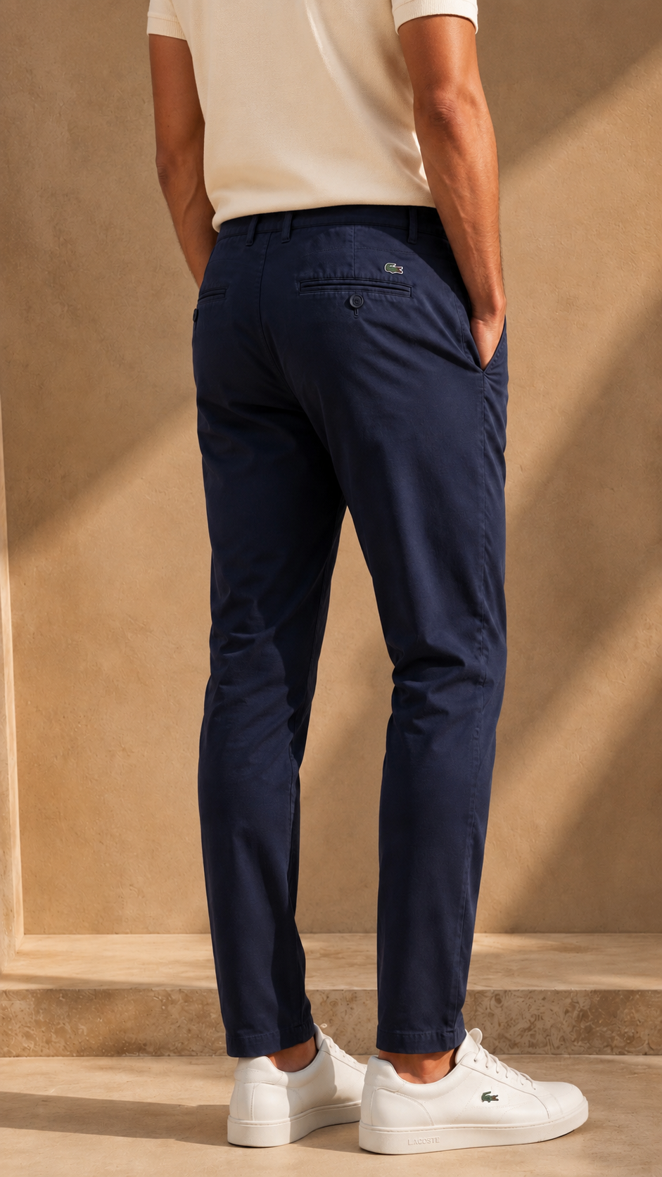 La Coste Slim Fit Stretch Cotton Chino Pants