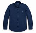 RL Polo Linen Blend Royal Blue Shirt