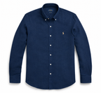 RL Polo Linen Blend Royal Blue Shirt