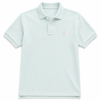 The Iconic Custom Slim Fit Mesh Ice Mint Polo