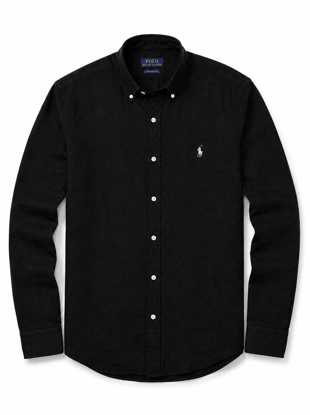 RL Polo Linen Blend Midnight Black Shirt