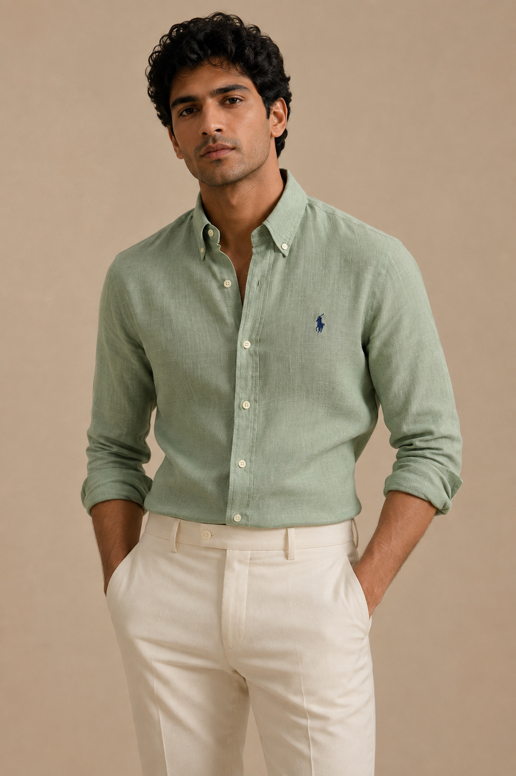 RL Polo Linen Blend Pista Shirt