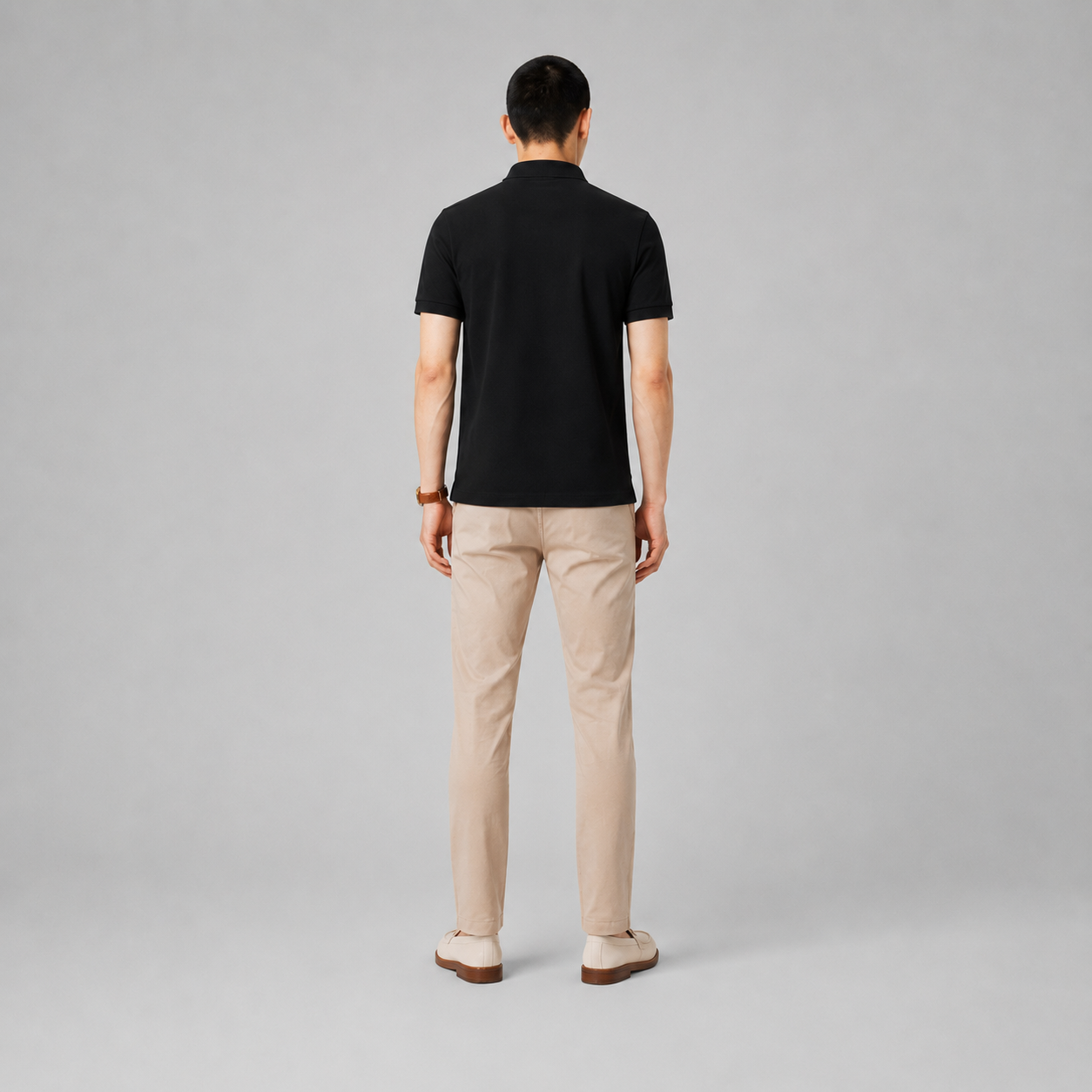 LA Coste Midnight Black Polo T-Shirt