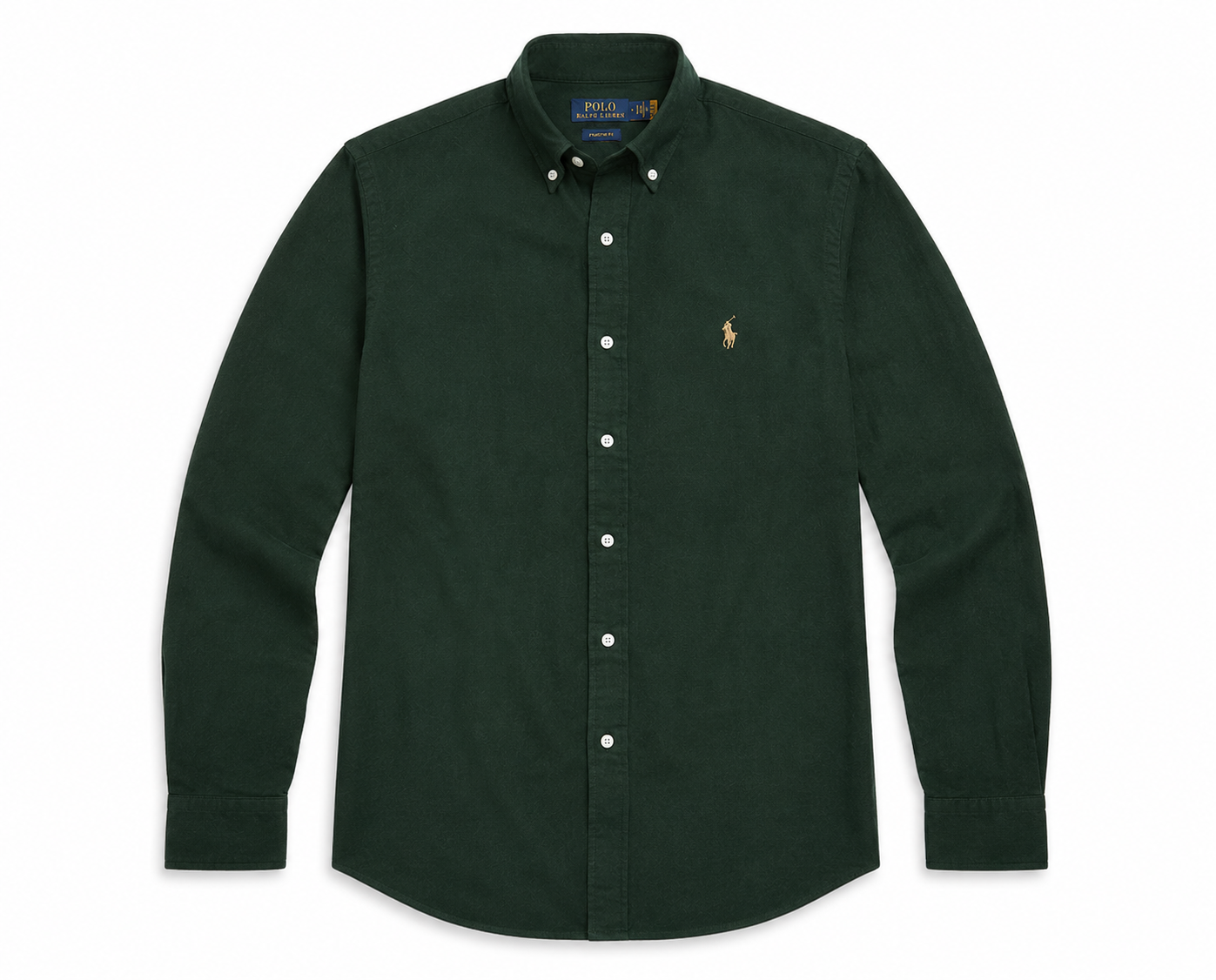 RL Polo Linen Blend Forest Green Shirt