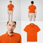 LA Coste Sunset Orange Polo T-Shirt