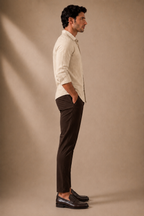 RL Polo Stretch Slim Fit Chino Trouser Espresso Brown