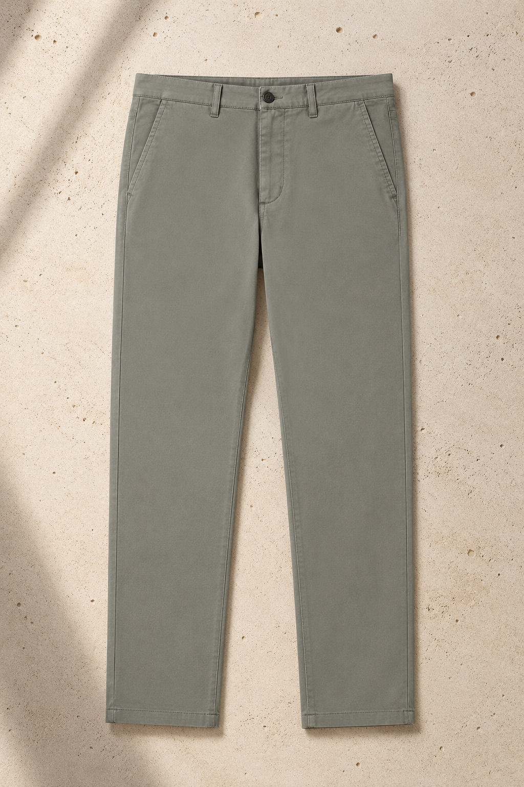 La Coste Slim Fit Stretch Cotton Steel Mist Chino Pants