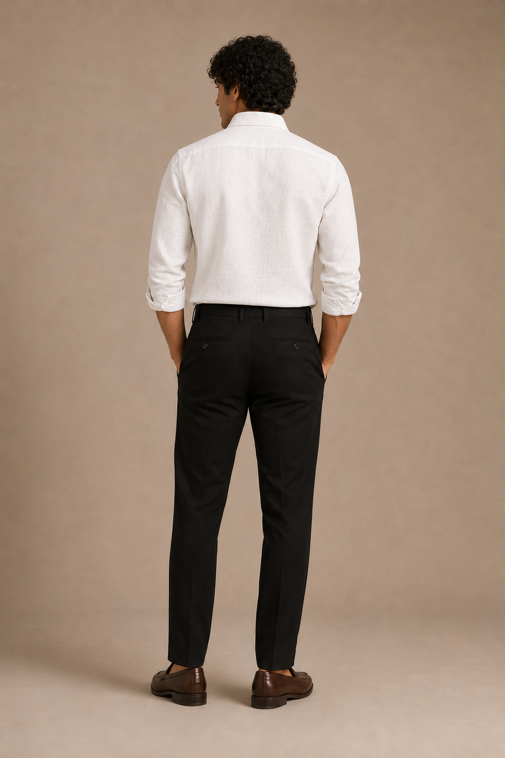 RL Polo Linen Blend Crisp Ivory Shirt