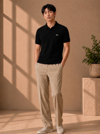 LA Coste Midnight Black Polo T-Shirt