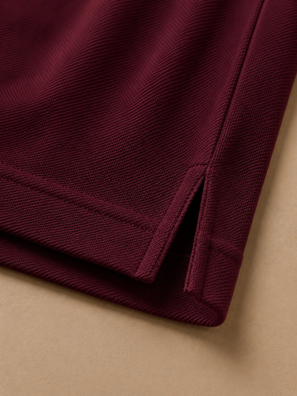 LA Coste Maroon Polo T-Shirt