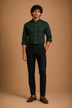 RL Polo Linen Blend Forest Green Shirt
