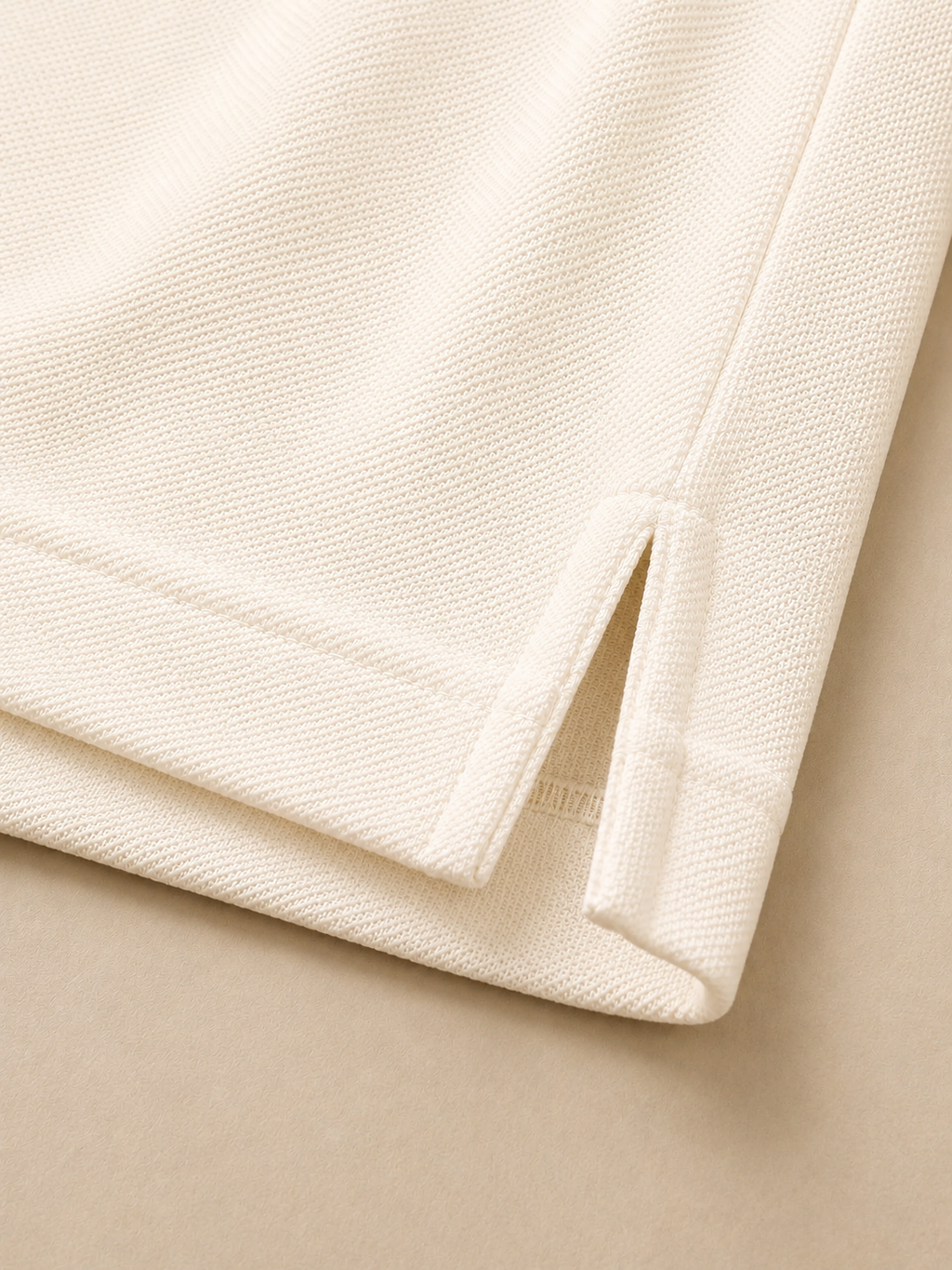 LA Coste Ecru Polo T-Shirt