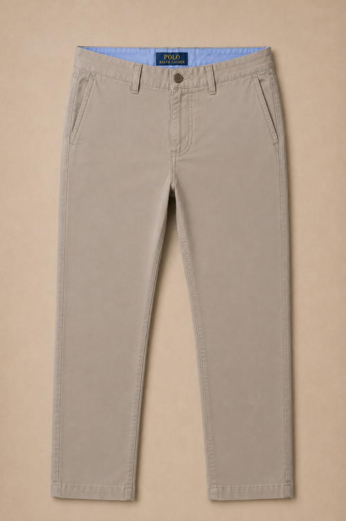 RL Polo Stretch Slim Fit Chino Trouser Stone Greige