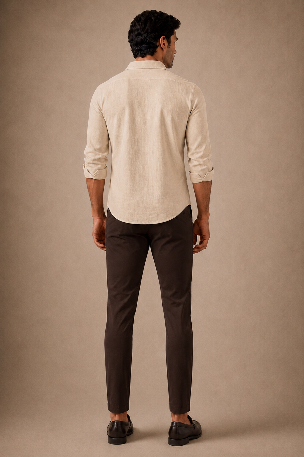 RL Polo Stretch Slim Fit Chino Trouser Espresso Brown
